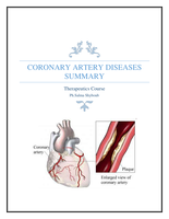 coronary artery disease summary