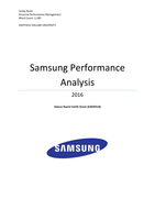 Samsung 2016 Performance Analysis