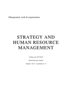 summary Strategy and Human Resource Management 