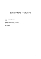 Samenvatting Engels Vocabulary in use