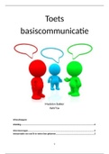 Basiscommunicatie + logboek cijfer: 7,8