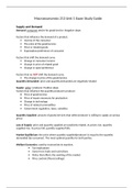 Macroeconomics 213 Unit 1 Exam Study Guide