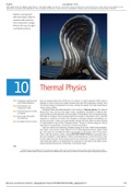 Chapter 10 Thermal Physics.