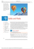 Chapter 9 Solids and Fluids.