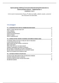 Samenvatting Inleiding Communicatiewetenschap/Introduction to Communication Science UvA Deeltentamen 1