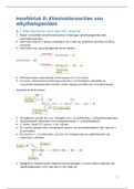 8 Eliminatiereacties van alkylhalogenides
