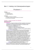 Samenvatting en begrippenlijst blok 1.1 Inleiding in de Onderwijswetenschappen