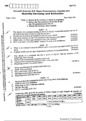 Estimation and valuation with answers question paper