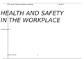 BTEC Business Unit 27 - Understanding Health and Safety in the Business Workplace - P1, P2