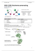 MIB-11306: Biochemie samenvatting hoorcolleges (BVG)
