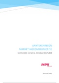 Samenvatting Marketingcommunicatie (Kernfase 1 Commerciële Economie)