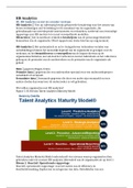 HR Analytics samenvatting Al Toine & Doze