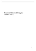 Financial Statement Analysis for A&C