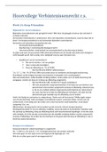 Hoorcollegeaantekeningen Verbintenissenrecht c.s.  