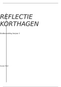 Reflectie eindbeoordeling - Korthagen leerjaar 3 