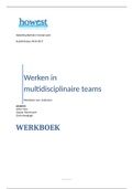 Werken in Multidisciplinaire Teams - Opdracht