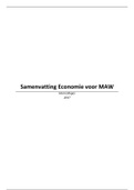 Samenvatting economie voor MAW, hoorcolleges