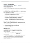 Endocrinologie samenvatting (WLB07032)