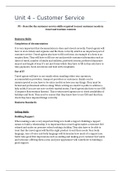 Unit 4 - Customer Service in Travel and Tourism P3