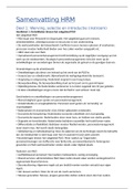Operationeel Personeelsmanagement Samenvatting
