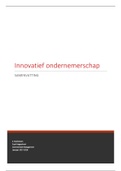 Samenvatting Innovatief Ondernemerschap (IO) Zuyd Hogeschool 2017/2018 lj. 4