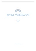 Samenvatting interne communicatie (Hoofdstukken 1 t/m 6)