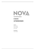 Uitwerkingenboek Nova 5 havo scheikunde 