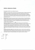 Mathematics of Weather Complete Notes