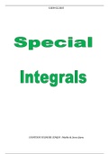 Special Integrals