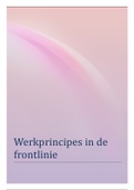 Werkprincipes in frontlinie Portfolio HJO Zuyd