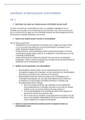 Leerdoelen strafprocessuele rechtsmiddelen HC 1 tm 4 uitgewerkt