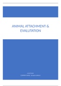 Animal Studies of Attachment with evaluation