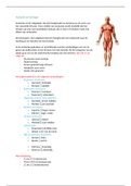 Samenvatting + oefenvragen Anatomie Module 1