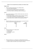 Chapter 8 Test Bank Governmental Accounting