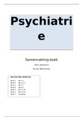 Psychiatrie samenvatting boek 