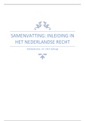  Samenvatting: inleiding in het Nederlandse recht