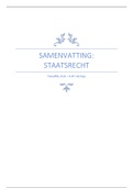 Samenvatting&colon; staatsrecht