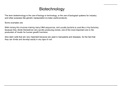 Full written assignment unit 20 biothecnology assignment 1