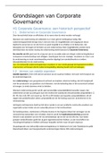 GRC Governance Risk and Compliance H1 tm H6, H11, H12, H14 grondslagen van corporate governance