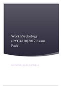 Work Psychology (PYC4810) Exam Prep Study Tasks