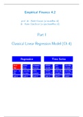 Classical Linear Regression Model