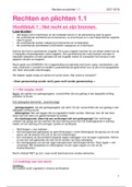 Samenvatting Rechten en Plichten 1.1 Orthopedagogie (UCLL) 2017
