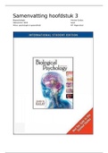 Samenvatting Biopsychologie Hoofdstuk 3