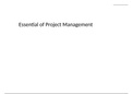Essential of Project Management (PPT)