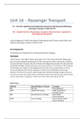 Unit 16 - Passenger Transport for Travel and Tourism P2 M1