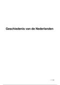 Geschiedenis van de Nederlanden (uitgebreide lesnotities)
