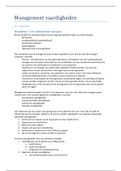 Samenvatting managementvaardigheden hoofdstuk 1-5