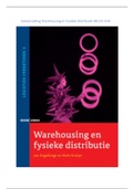 Samenvatting Warehousing & Fysieke distributie H8 t/m H14