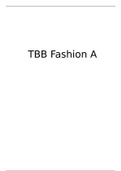 2017-2018 AMFI TBB Fashion A lectures aantekeningen