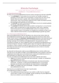 Klinische psychologie H.25 van der Molen